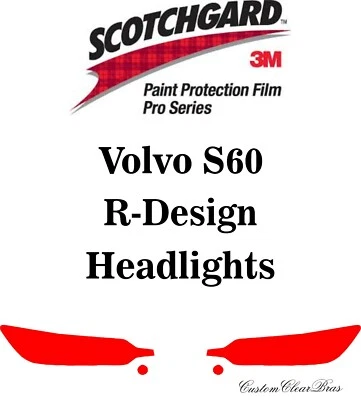 3M Scotchgard Paint Protection Film Pro Series 2019 2020 2021 Volvo S60 R-Design - Image 1 of 3