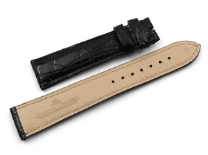 Jager-LeCoultre Reverso Cinturino Vera Pelle Cocco Nero Lucido 19/16mm Unisex - Bild 1 von 5