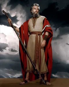 Impresión fotográfica de 14 x 11" de Charlton Heston, Los Diez Mandamientos - Imagen 1 de 1