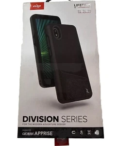 Alcatel Apprise ZIZO Case Division Series Cover Black Brand New - Picture 1 of 11