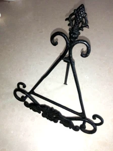 Caballete de hierro negro vintage - Imagen 1 de 13