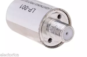 SATELLITE ANTENNA TV COAXIAL CABLE SURGE Lightning PROTECTOR RG6 RG59 HD OTA - Picture 1 of 6