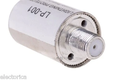 SATELLITE ANTENNA TV COAXIAL CABLE SURGE Lightning PROTECTOR RG6 RG59 HD OTA - Image 1 of 4