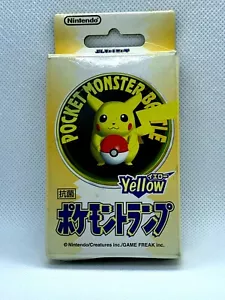 Pokémon Trump Pikachu Yellow 3D Rare Nintendo Japan Anime Game 1998 Japan F/S - Picture 1 of 10