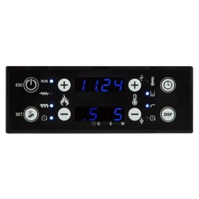 DISPLAY TIEMME CP120 PER CALDAIE STUFE A PELLET/LEGNA  INGRESSO FLAT 10 POLI - Imagen 1 de 3