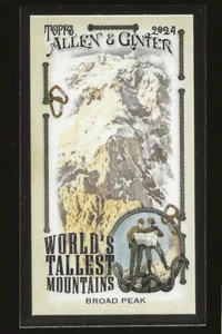 2024 Topps Allen & Ginter World's Tallest Mountains Mini Broad Peak (#WTM-12) - Bild 1 von 2