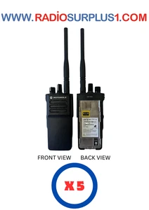 5 x Motorola DGP5050E 136-174MHz VHF Radio LAH56JDC9SA1AN & Antenna only - Bild 1 von 1