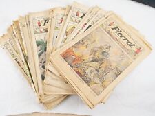 Magazine Pierrot Journal Of Boys Lot Important Of 30 Newspapers Of 1933
