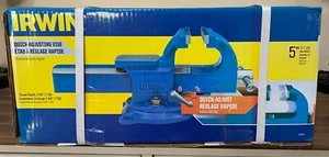Irwin Vice Quick Adjust 125mm Jaw Width 1959552 - Picture 1 of 2