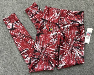 NWT ZUBAZ NFL Team Apparel ARIZONA CARDINALS Graffiti Leggings - Medium 25x29 - Picture 1 of 7
