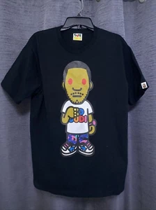 Kid Cudi x BAPE Bathing Ape schwarzes T-Shirt - Größe L - Bild 1 von 4