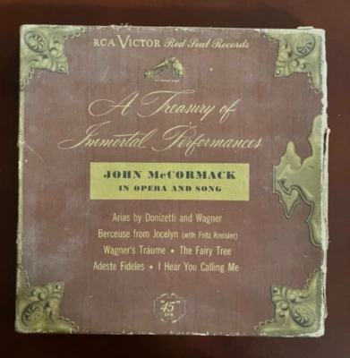 John McCormack - In Opera And Song - RCA Victor - WCT 53 4x45 RPM 7” Red Seal - Image 1 of 4