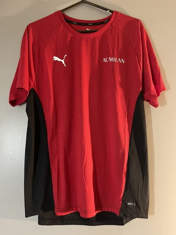 AC Milan Puma men’s slim fit drycell shirt red size XL official italy soccer new Cover