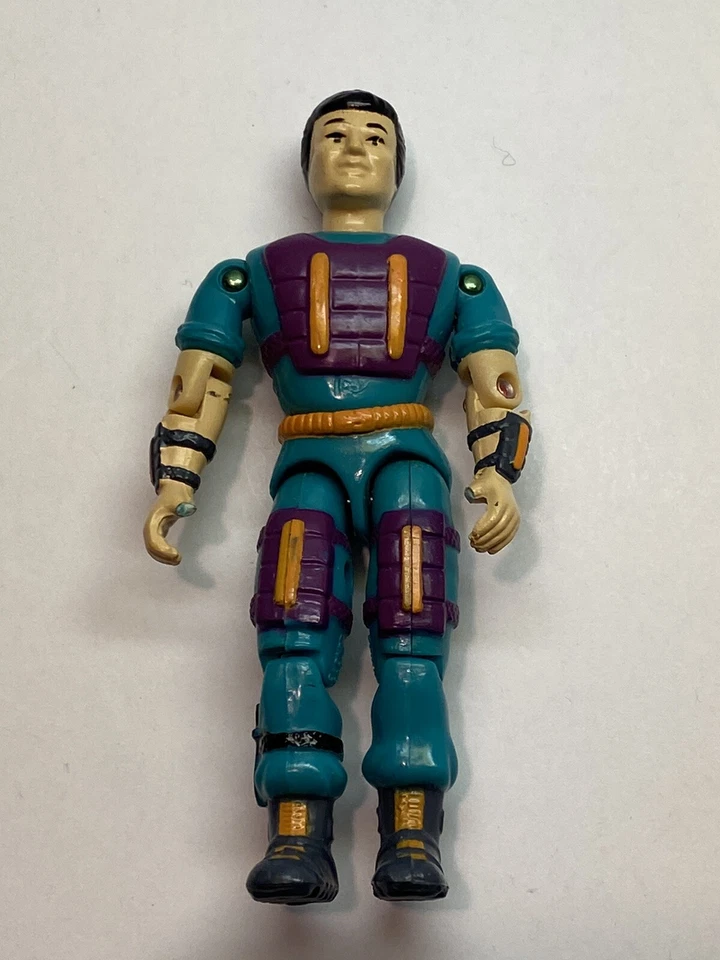 Boneco de ação The Corps Night Lazer azul-petróleo roxo laranja 3,75" (Lanard) escala 1:18 - Imagem 1 de 4