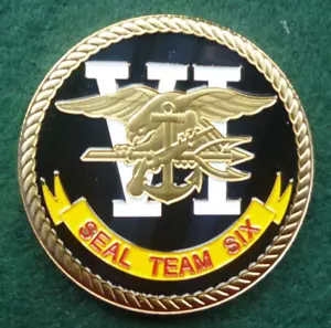 MEDALLA/MONEDA 6 EQUIPO SELLO GRUPO DESARROLLO GUERRA ESPECIAL MARINA EE. UU. - Imagen 1 de 3
