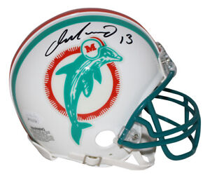 Dan Marino Autographed Miami Dolphins TB 1980-1996 Mini Helmet JSA 29929