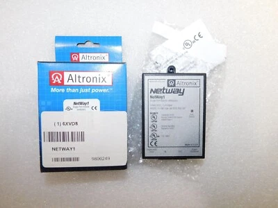 ALTRONIX NETWAY1 SINGLE PORT MIDSPAN POE INJECTOR 24V TO 48V 15.4W NEW - Image 1 of 4