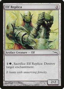 (4x) ELF REPLICA - Mirrodin – MTG Magic the Gathering Card - Common - Picture 1 of 5