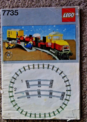 Lego 7735 Instructions Train 1985 Freight Train 12V  No bricks just instructions - Image 1 of 4