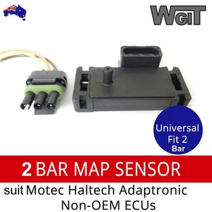 Universal Fit 2 BAR MAP Sensor For Motec Haltech Adaptronic Non-OEM ECUs - Picture 1 of 3