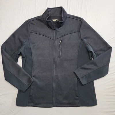 Chaqueta para mujer Faded Glory cremallera completa XL (16-18) bolsillos forrados de lana peso pesado Foto 1 de 4