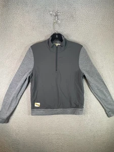 Giacca Tracksmith donna piccola Downeaster strato medio lana merino 1/4 zip pullover - Foto 1 di 12