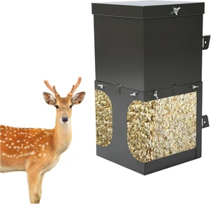 Hängeblock Futterautomat für Rehe, Pferde & Vieh - Schwerkrafttrog mit Abdeckung - Bild 1 von 9
