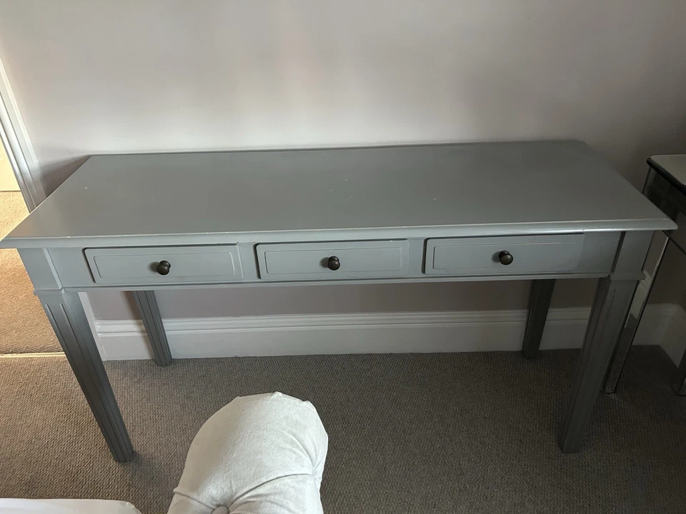 Scumble Goosie Three Drawer Dressing Console Table - Image 1 of 4