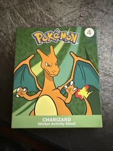 McDonald's Pokemon Happy Meal Toy Charizard Sticker Activity Sheet No. 4. - Picture 1 of 2