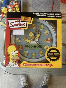 TONE RODRIGUEZ SIGNED SKETCHED Homer - Talking Wall Clock SIMPSONS FIGURINE - Bild 1 von 3