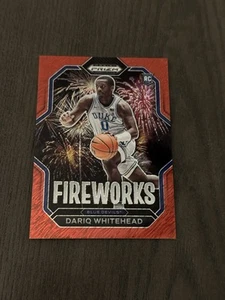 2023 Panini Prizm Draft Picks Fireworks FOTL Red Shimmer /9 DARIQ WHITEHEAD RC - Picture 1 of 3