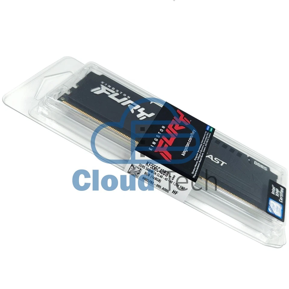 New KF556C40BB-8 Kingston FURY Beast 8GB DDR5-5600MHz PC5-44800 On-die ECC RAM - Image 1 of 1