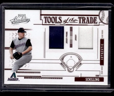 2005 Absolute Memorabilia #TT-112 Curt Schilling TOTT Swatch Double SN,MEM - Image 1 of 2