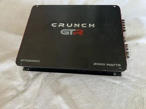 Crunch GTR2000.1 Mono Block Auto Verstärker 2000W Max Leistung Subwoofer Am - Bild 1 von 7
