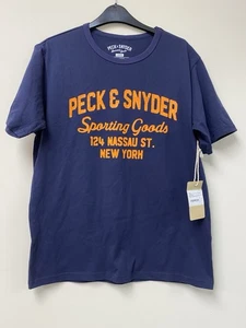 Peck & Snyder Sporting Goods Herren T-Shirt Tee schwarz Baumwolle - Größe M - Bild 1 von 14