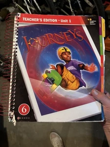 JOURNEYS Teachers Editions 6th Grade 5 Units HMH Houghton Mifflin - Foto 1 di 14
