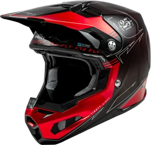 YOUTH FORMULA S CARBON LEGACY HELMET RED CARBON/BLACK YL - Picture 1 of 1