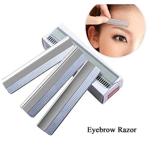 1 Box X 10 pcs Eyebrow Razor Hair Removal Feather Cut Special FREE SHIPPING - Picture 1 of 5
