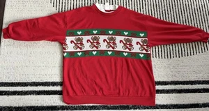 Suéter Feo Navidad Cascanueces Vintage Diseño Oso de Peluche 22W Talla Grande - Imagen 1 de 4