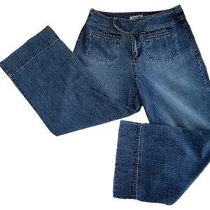 Chico's Design Vintage Wide Leg Crop Jeans 24 1/4" Long Women's SZ 10 - Bild 1 von 10