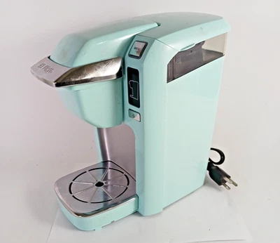 Keurig K10 Mini Plus Coffee Maker Single Cup MISTY GREEN Aqua Color TESTED WORKS - Image 1 of 4