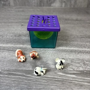 1993 Kenner Littlest Pet Shop BUSY HAMSTERS WITH JOGGING WHEEL Vintage - Picture 1 of 13