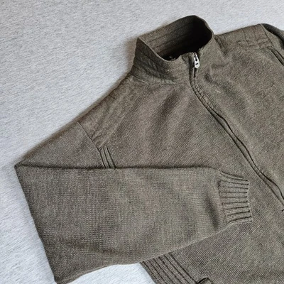 Suéter KUHL Mezcla de Lana Merino Cremallera Completa Para Hombres XXL Verde/Marrón Abuelo Aire Libre Foto 1 de 4