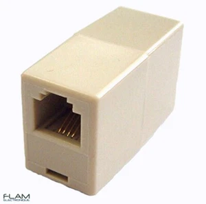 Adaptateur Coupleur rallonge RJ11 6P4C femelle / femelle Female Adapter Coupler - Imagen 1 de 2