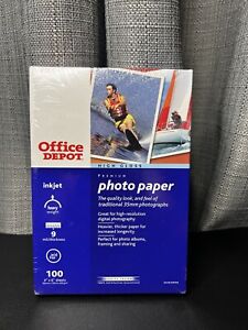Las mejores ofertas en Office Depot 4 x 6 en papel fotográfico de impresora  de papel | eBay