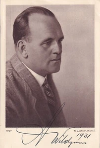 Anton Wildgans - Schriftsteller - original signiert "1931" - Picture 1 of 2