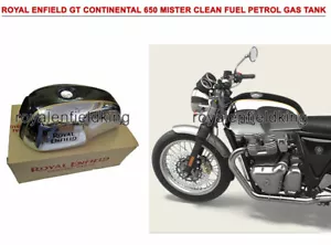 Genuine Royal Enfield Fuel Petrol Gas Tank MR. Clean For GT Continental 650cc - Picture 1 of 10