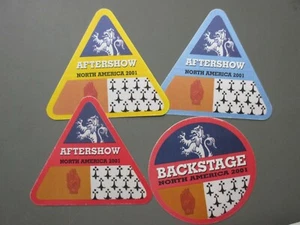Bob Dylan Backstage Pass Satin Aufkleber VIER Nordamerika 2001 - OTTO! - Bild 1 von 1