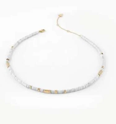 Collana donna Guess acciaio oro con pietre bianche e zirconi JUBN03075JWYGWHT/U - Immagine 1 di 4