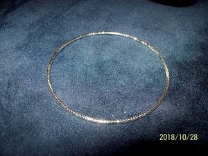 NEW WOMAN'S STACK ABLE BEVELED SOLID THIN BANGLE BRACELETS - Picture 1 of 5